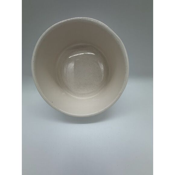 Rae Dunn 8" x 3-1/2" Heavy Thick "TOP DOG" ceramic pet bowl - Picture 2 of 6